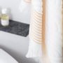 Bath towels - Shower sheet Artea Ecru and Golden Yellow - LA MAISON JEAN-VIER