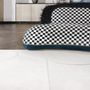 Fabrics - Composition XIV.II White Wool Silk Rug - TAPIS ROUGE
