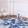 Rugs - Biancafiore White Blue Soft Rug - TAPIS ROUGE