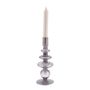 Decorative objects - Candle Holder Glass Art Rings Medium - PRESENT TIME
