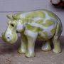 Design objects - HIPPO CANDLE GREEN LEAF - KANDHELA