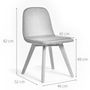 Assises pour bureau - Chaise Rina - MEELOA