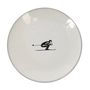 Everyday plates - Flat plate design schuss in the mountain - diameter 19 cm - CRÉATIONS LÉONIE'S FRANCE