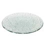Formal plates - Display Dish Recycled Glass Volutes 32cm Mountain Inspired  - CRÉATIONS LÉONIE'S FRANCE