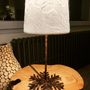 Table lamps - Mountain-flake table lamp rusted effect - CRÉATIONS LÉONIE'S FRANCE