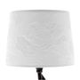 Blinds - Cylindrical lampshade white fur embossed short hair like kid in the mountain diameter 20cm - CRÉATIONS LÉONIE'S FRANCE