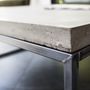 Coffee tables - perspective - concrete square coffee table  - LYON BÉTON
