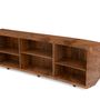 Sideboards - Asymmetric bookcase in English walnut - JONATHAN FIELD