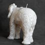 Decorative objects - CANDLE ELEPHANT CONGO WHITE - KANDHELA