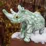 Objets de décoration - BOUGIE RHINOCEROS GREEN WEB - KANDHELA