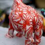 Decorative objects - RHINOCEROS ORANGE WEB CANDLE - KANDHELA