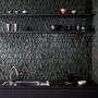 Faience tiles - Yohen - Porcelain Tiles - RAVEN - JAPANESE TILES