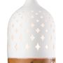 Objets de décoration - Diffuseur à ultrasons Supernova - 150ml- blanc avec base en bois clair - SERENE HOUSE