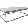 Tables basses - perspective - table basse rectangulaire en béton - LYON BÉTON
