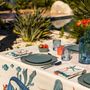 Table cloths - Sirene Linen Tablecloth - THE NAPKING  BY BELLAVIA HOME