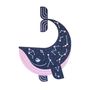 Other wall decoration - LENA the Whale // tactile wall decoration - MINI ART FOR KIDS