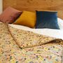 Linge de lit - Couverture en coton oeko tex 140x140cm - L'ATELIER DES CREATEURS