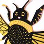 Autres décorations murales - BUMBLE Bee // decoration murale tactile - MINI ART FOR KIDS