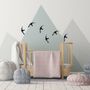 Other wall decoration - the SWALLOW // tactile wall decoration - MINI ART FOR KIDS