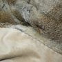 Throw blankets - Plaid rabbit skin natural/dyed/printed - TERGUS