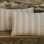 Fabric cushions - 3-TONE STRIPED CUSHION - LA TISSERIE
