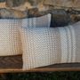 Fabric cushions - WHITE ZAI CUSHION - LA TISSERIE