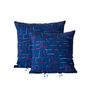 Fabric cushions - AAFREEN embroidered cushion cover  - NO-MAD 97% INDIA