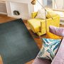 Rugs - NUDE RUG - Carpet in wool and cotton dark green 120x170 - ALECTO