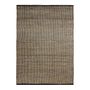 Decorative objects - JUTE RUG - Woven in jute and black and natural cotton 160x230 - ALECTO