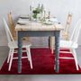Tapis - TAPIS SANTAL - Tapis aspect velours burgundy 120x170 - ALECTO