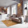 Classic carpets - SANTAL RUG - Ocher velvet effect rug 160x230 - ALECTO