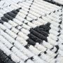Autres tapis - TAPIS TOUNDRA - Tapis tout doux losanges beige et gris foncé 120x170 - ALECTO