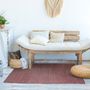 Rugs - DUNES RUG - Burgundy carpet with washed effect 120x170 - ALECTO