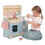 Children's decorative items - Tender Leaf Playing: HOME KITCHEN 52x23,5x65cm, with accessories, in wood, in box 50,8x13,3x41cm, 3+ - UGEARS