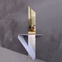 Console table - Aplomb - Entrance console with wall mirror - LUNE DESIGN