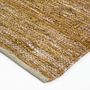 Other caperts - SKIN RUG - 160x230 yellow woven leather carpet. - ALECTO