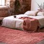 Autres tapis - TAPIS SKIN - Tapis en cuir tressé rose poudré 190x290 - ALECTO