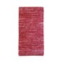 Other caperts - SKIN RUG - Burgundy woven leather rug 60x120. - ALECTO
