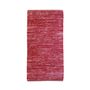 Autres tapis - TAPIS SKIN - Tapis en cuir tressé burgundy 60x120. - ALECTO