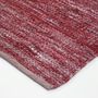 Other caperts - TAPIS SKIN - Burgundy braided leather rug 120x170 - ALECTO