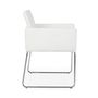 Chaises - FAUTEUIL SIXTY PU BLANC - BIZZOTTO