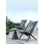 Armchairs - ALOHA CHARCOAL LOUNGE ARMCHAIR W-C - BIZZOTTO