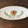 Formal plates - Oval plate “Frutta e Fiori” - AMARETTI ANTONELLA