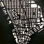 Other wall decoration - New York leather city map - Wall decoration - FRANK&FRANK