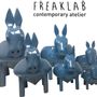 Design objects - THE FAMILY OF DONKEYS BOWL - FREAKLAB