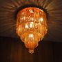 Ceiling lights - Charleston, ceiling lamp with Murano glass plates - MULTIFORME