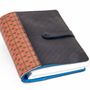 Stationery - BINDI NOTEBOOK BINDER A5 IN INNER TUBE AND FELT - RUE RANGOLI