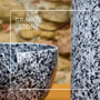Ceramic - Granite Stone/Ceramic Glaze - EVA MUN