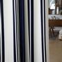 Curtains and window coverings - Cotton Curtain Pampelune Encre - LA MAISON JEAN-VIER