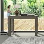 Dining Tables - MAYA 110XL - Extendable console table in massive wood - ARREDO CREATIVO
